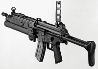 HK G41TGS с установленным подствольным гранатометом HK79