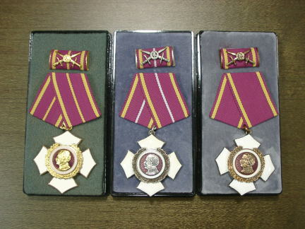 Орден Блюхера «За храбрость» трех степеней – в золоте, в серебре и в бронзе