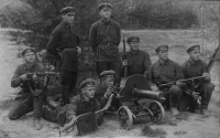 Бойцы РККА с пулеметом Максим, начало 1930х годов