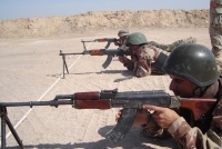 Иракские солдаты тренируются стрельбе из РПК
