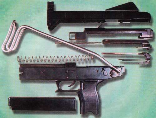 Неполная разборка пистолета-пулемета РГ-063 \