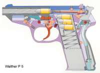 Схема пистолета Walther P5