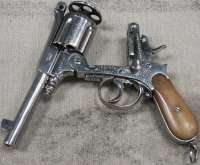 Револьвер Gasser M1880 Montenegrin с открытым барабаном