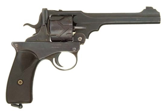 Автоматический револьвер Webley-Fosbery калибра .455, модель 1901 года