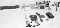 Винтовка M-200 и баллистический вычислитель снайпера
