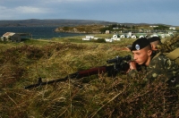 Украинский морской пехотинец с СВД в Шотландии