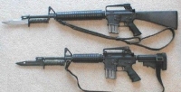 Винтовки M16 и M4 с штык-ножами