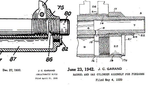 Разница в газоотводе винтовок M1 Garand выпуска до и после 1941 года