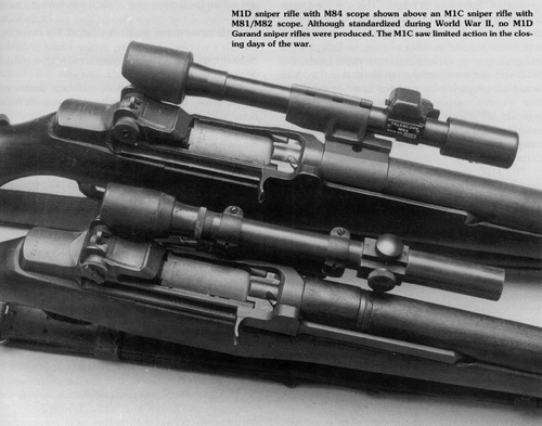 Варианты установки оптических прицелов на M1 Garand 