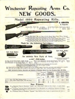 Реклама винтовки Winchester M1895 конца XIX века