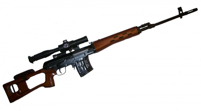 СВД - типичная армейская снайперская винтовка конца XX века
